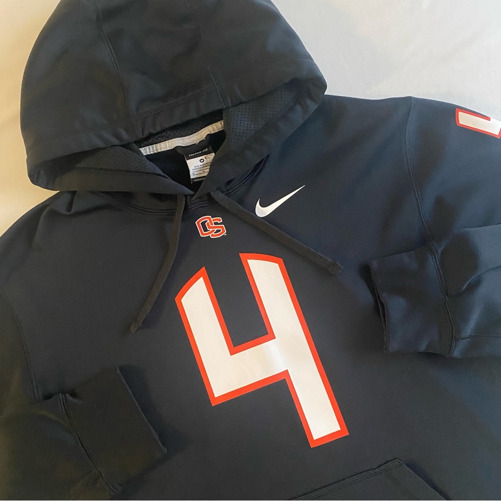 Nike Oregon State Beavers 4 Hoodie Men M Loose Fit College Logo Sweatshirt
